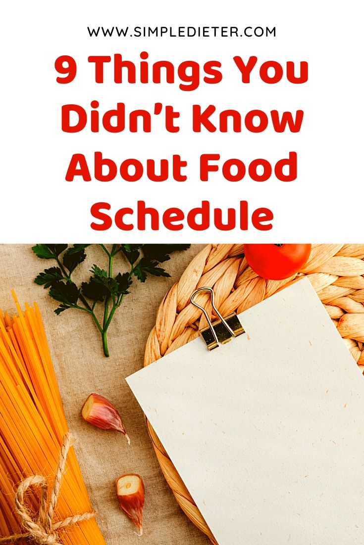 9 Things You Didn’t Know About Food Schedule